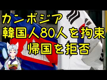 【韓国の反応】闇バイト・カンボジアで拘束された韓国人80人が帰国を拒否【きょうの気になる詩。】