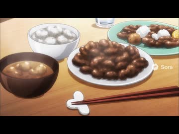 犬と鳥のフンしかない朝ごはんに喜ぶチノちゃん