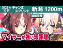 【ウマ娘】2025年10月チャンミ短距離新潟1200m攻略 マイラーグランアレグリア強すぎ 逃げ先行に勝機はあるか スキル発動箇所・新潟競馬場図面解説【ウマ娘プリティーダービー実況攻略動画】