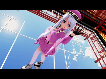 【MMD】らぶ式Yukiで『千本桜』wine red uniform ver.