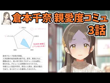 学園アイドルマスター 倉本千奈 親愛度コミュ 3話