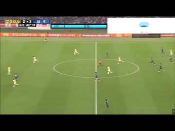 全タッチと評価　鈴木ザイオンと渡辺剛　　再生数とコメント数が多ければ続きもします　サッカー日本代表 対 サッカーブラジル代表