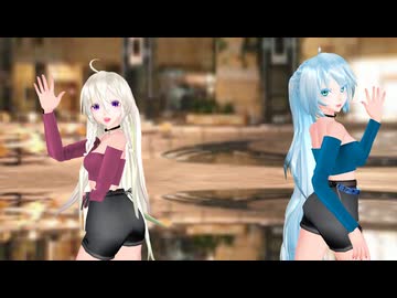 【MMD】womanizer (Miku,Ia)