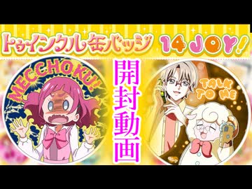 【トゥインクル缶バッジ14】めちょっく！開封動画のおはなしして～【プリキュアオールスターズ】