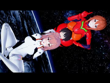 EVAコスの由比ヶ浜と比企谷で虎視眈々