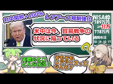 米中貿易戦争⁉　実際のとこ今どんな状況？【ずんだもん解説】【市況】
