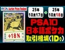 PSA10〈日本語ポケカ〉平均取引相場《27枚/1日》｜10月17日～10月18日 ＜100円以上騰落＞ #ピカチュウ #リザードン