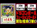 ドラゴンボール【フュージョンワールド】買取相場《143枚/週》｜10月11日～10月18日 ＜100円以上騰落＞ #ドラゴンボール #MANGABOOSTER01