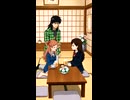 カイジと桜桃朱梨のビール AIアニメ