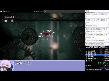 ホロウナイトシルクソングany% RTA partEx(IGT1:08:36)【Silksong】