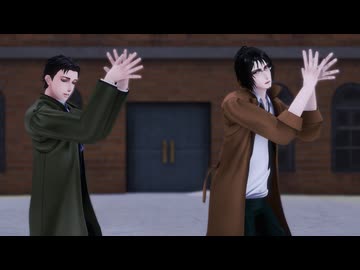 【MMD死印】パンダヒーロー【八敷・真下】