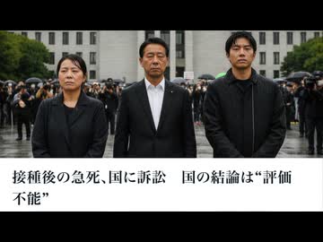 接種後の急死、国に訴訟　国の結論は“評価不能”