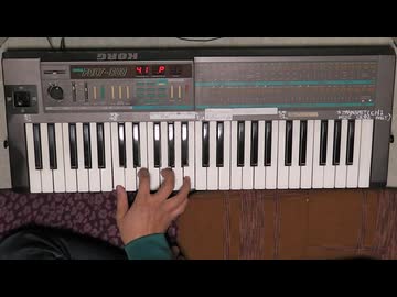 YMO（中国女：PUBLIC PRESSURE版）練習ナウ（KORG POLY-800）