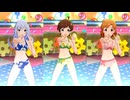 【ミリシタ】ひなた 紬 可奈 不思議発見ラボ！ ソロMV【マイオンリースイムウェア】