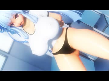 【ボイロAV】あおいちゃんも負けずに教室で椅子を使ってエクササイズ