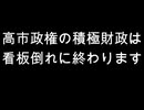 高市政権の積極財政は　看板倒れに終わります