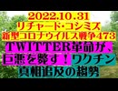 【2022年10月31日 ：『 リチャード・コシミズ「 Internet Lecture 」｟ 新型コロナウイルス戦争編 ｠｟ LIVE ｠｟ 改良版 ｠』】