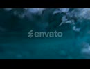 Powerful Ocean Wave Underwater View
