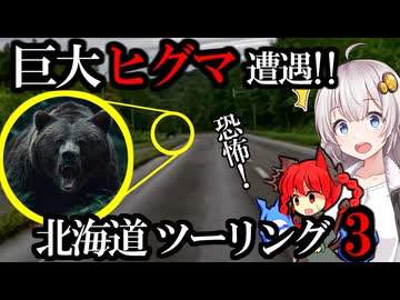 【VOICEROID車載】ヒグマにガチ遭遇!!オホーツク海南下【北海道ツーリング【エリミネーター400SE】