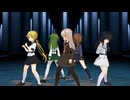 【MMD】一騎当千 改変睦月型(文月 長月 三日月 皐月 菊月)