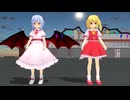 【MMD】スカーレット姉妹がアルマファランクスを装着して全力射撃