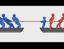 “イカゲーム”みたいな綱引き！勝つのはどっち？