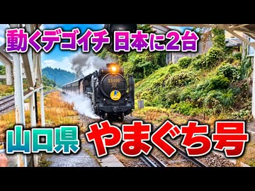 SLやまぐち号　徳佐駅にて(With B)