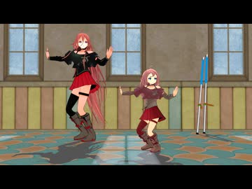 【MMDモーショントレース】イアイア★ナイトオブデザイア【DANCEROID１人ver.】