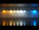 Background with Incandescent Lamps