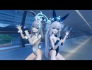 MMD「カラフルメロディ/ Colorful × Melody」シロコ・ミヤコ/ブルアカ/初音ミク・ Hatsune Miku・Project DIVA・Blue Archive
