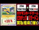 ポケカ【ピカチュウ&リザードン】買取相場《84枚/週》｜10月19日～10月26日 ＜20円以上騰落＞ #ポケモンカードゲーム #ピカリザ