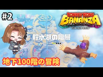 よそ者ゴリラ、貯水湖に落ちる【ドンキーコングバナンザ】#2