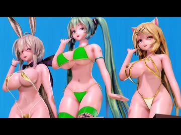 【sdPBR 4.80】Tda式大人アペミク&amp;大人リン＆ハクで『彗星ハネムーン』【MMD/1080p/60fps】