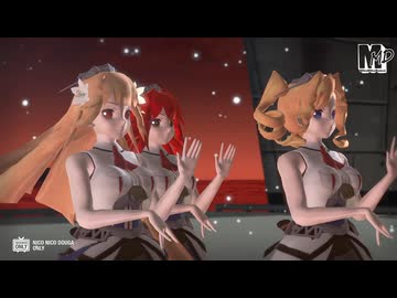 【MMD艦これ】ブルックリン、フェニックス、ホノルル　de　Beat Eater