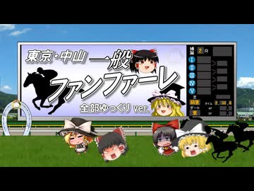 【ゆっくりが歌う】東京・中山一般ファンファーレ【UTAU】
