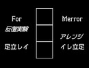 『For Merror』/足立レイ　反復実験remix