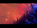 ホモと見る観客が花火を打ち込みまくるサッカースタジアム