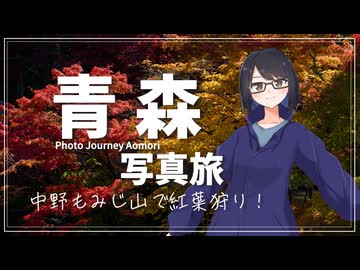 紅葉を撮りに青森まで写真旅！【十和田湖・中野もみじ山】