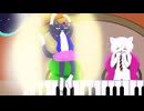 PianoBarケン＆ヴァンMV　イラスト・曲　音符ねこ