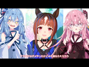 【ウマ娘ガチャ#7】琴葉姉妹が［宵闇ネオカグラ］トランセンドのガチャを回すだけの動画