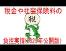 【動画News】税金や社会保険料の負担実情(2025年公開版)(2025/11/06)