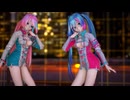 【MMD】 Telephone 『TDA Warlock Miku&Luka』