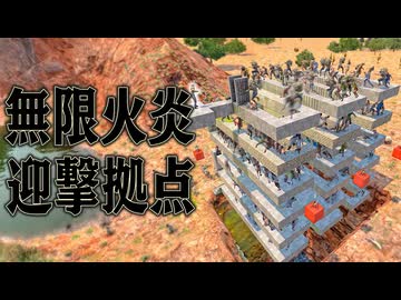 たくさんの炎で立ち向かえば ゾンビの大群にも勝てるはず【7 Days to Die】
