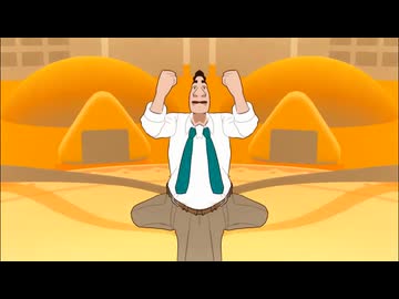 ごはん食べヨ（シンメトリー）