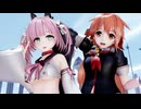 【MMDアズールレーン】２人の白露ちゃんに「WAA!!!!」を踊ってもらいました【MMD艦これ】