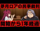 夢月ロア、鳴神裁への民事訴訟提起から1年が経過【裁判/小沢一仁/金魚坂めいろ/にじさんじ/えにから/ANYCOLOR/エニカラ/VTuber】