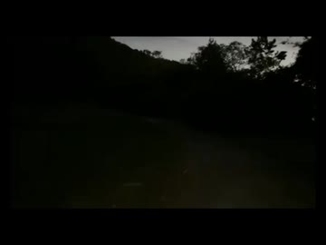 久しぶりの暗い道