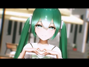 【MMD】 『ラプラスショコラ』 by moti式 セーラー衣装(素足)MIKU