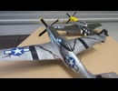 P-51D ムスタング　1/48 TAMIYA &　P-51D 1/48 OHTAKI