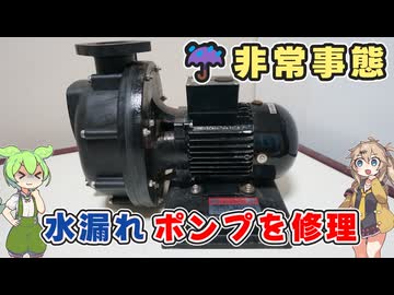水が漏れるポンプを修理しないと眠れない部屋